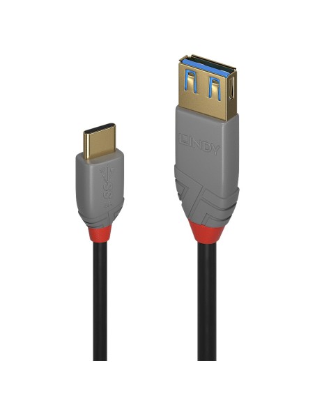 Lindy 36895 cable USB 0,15 m USB 3.2 Gen 2 (3.1 Gen 2) USB C USB A Negro