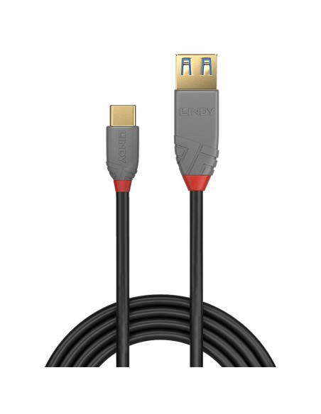 Lindy 36895 cable USB 0,15 m USB 3.2 Gen 2 (3.1 Gen 2) USB C USB A Negro