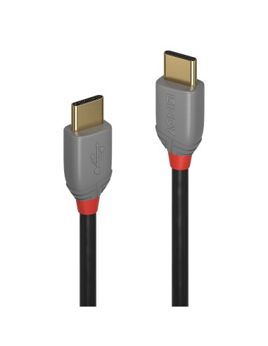 Lindy 36873 cable USB 3 m USB 2.0 USB C Negro, Gris