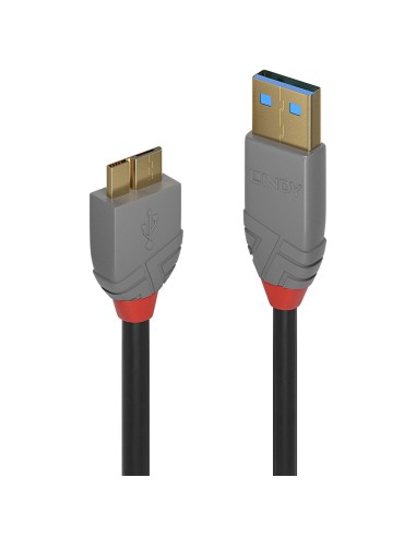 Lindy 36766 cable USB 1 m USB 3.2 Gen 1 (3.1 Gen 1) USB A Micro-USB B Negro