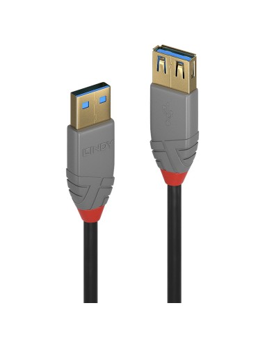 Lindy 36762 cable USB 2 m USB 3.2 Gen 1 (3.1 Gen 1) USB A Negro