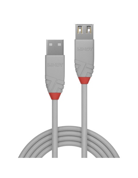 Lindy 36714 cable USB 3 m USB 2.0 USB A Gris