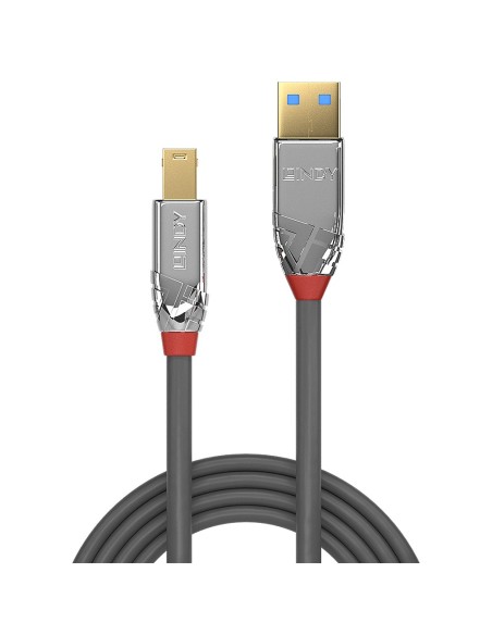 Lindy 36662 cable USB 2 m USB 3.2 Gen 1 (3.1 Gen 1) USB A USB B Gris