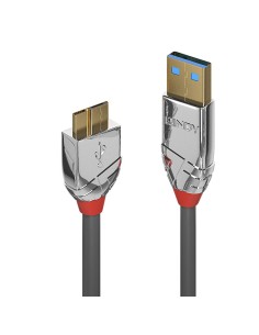 Lindy 36657 cable USB 1 m USB 3.2 Gen 1 (3.1 Gen 1) USB A Micro-USB B Gris