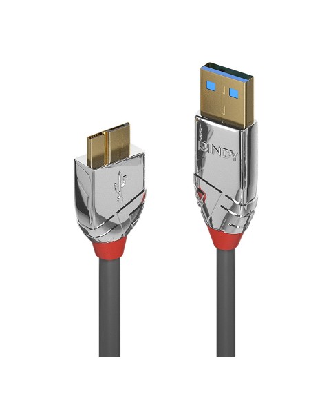 Lindy 36657 cable USB 1 m USB 3.2 Gen 1 (3.1 Gen 1) USB A Micro-USB B Gris