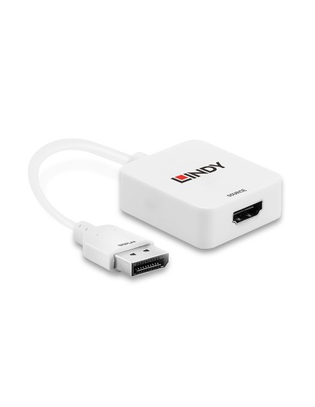 Lindy 38146 adaptador de cable de vÍ­deo HDMI tipo A (Estándar) DisplayPort Blanco