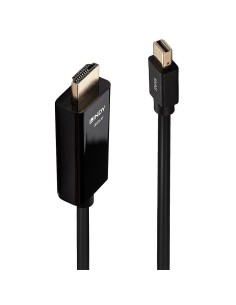 Lindy 36928 adaptador de cable de vÍ­deo 3 m Mini DisplayPort HDMI tipo A (Estándar) Negro
