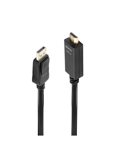 Lindy 36924 adaptador de cable de vÍ­deo 5 m DisplayPort HDMI tipo A (Estándar) Negro