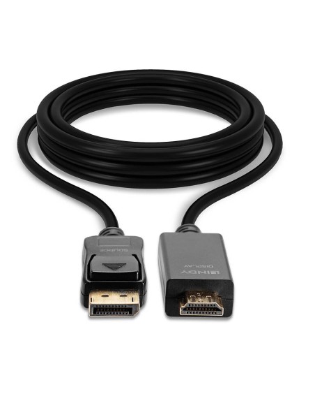Lindy 36923 adaptador de cable de vÍ­deo 3 m DisplayPort HDMI tipo A (Estándar) Negro
