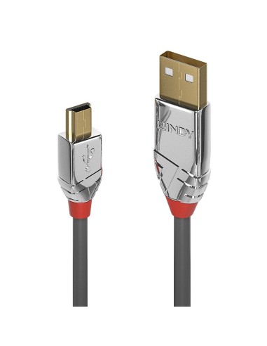 Lindy 36631 cable USB 1 m USB 2.0 USB A Mini-USB B Gris