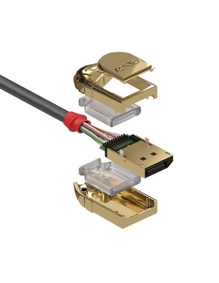Lindy 36298 cable DisplayPort 20 m Gris