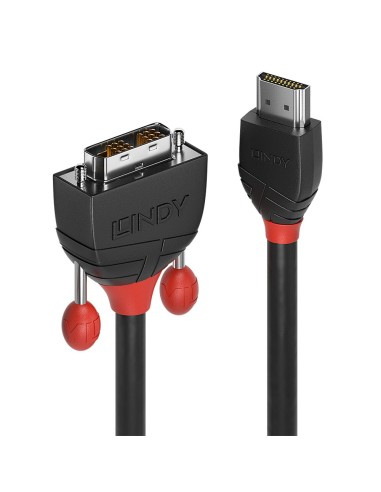 Lindy 36271 adaptador de cable de vÍ­deo 1 m HDMI tipo A (Estándar) DVI-D Negro