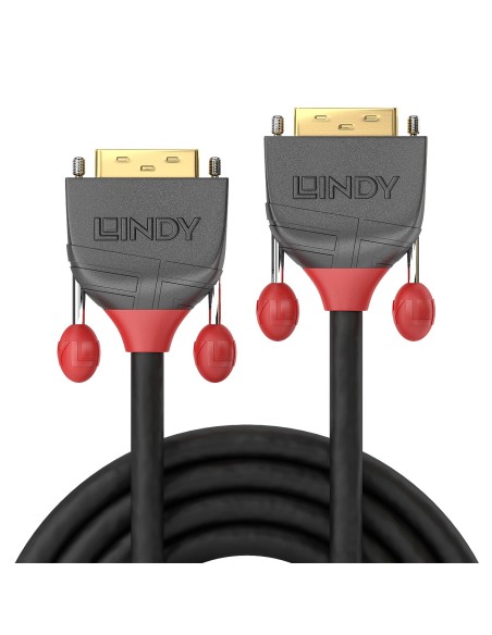 Lindy 36242 cable DVI 20 m DVI-D Negro