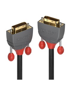 Lindy 36228 cable DVI 20 m DVI-D Negro