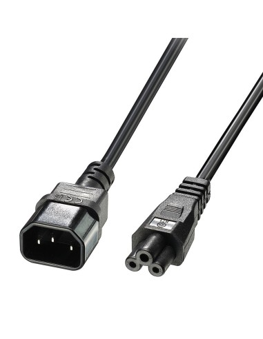 Lindy 30342 cable de transmisión Negro 3 m C14 acoplador C5 acoplador