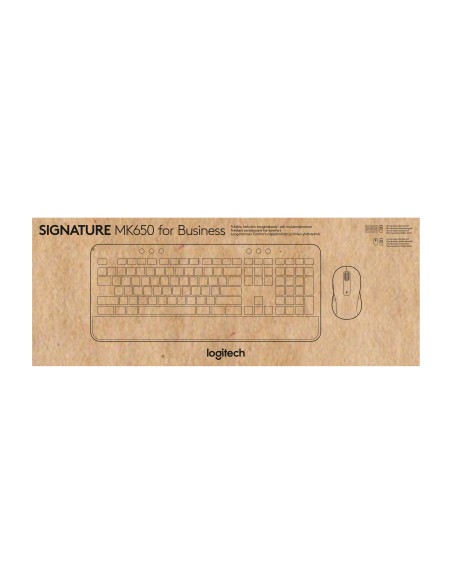 Logitech Signature MK650 Combo For Business teclado Ratón incluido RF Wireless + Bluetooth QWERTY Español Grafito