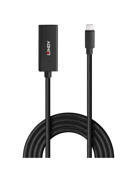 Lindy 43356 hub de interfaz USB 3.2 Gen 1 (3.1 Gen 1) Type-C 5000 Mbit s Negro