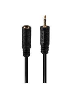 Lindy 35698 cable de audio 0,2 m 2,5mm 3,5mm Negro