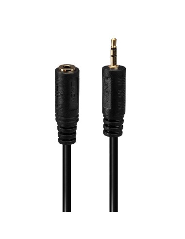 Lindy 35698 cable de audio 0,2 m 2,5mm 3,5mm Negro