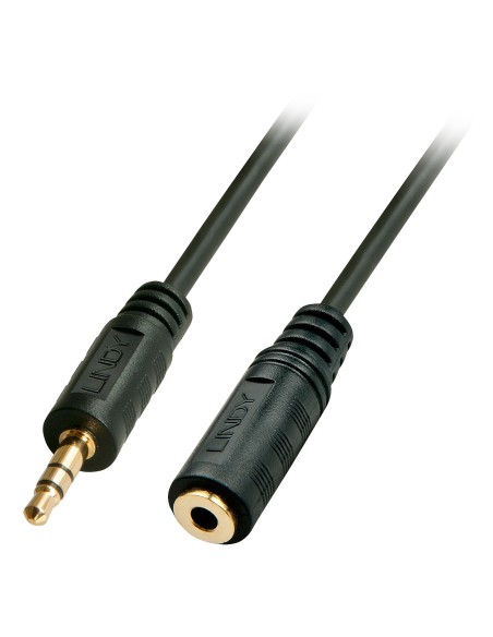 Lindy 35652 cable de audio 2 m 3,5mm Negro