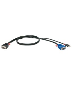Lindy 33772 cable VGA 3 m VGA (D-Sub) Negro