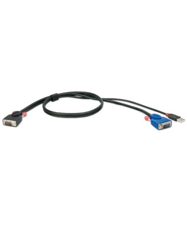 Lindy 33772 cable VGA 3 m VGA (D-Sub) Negro