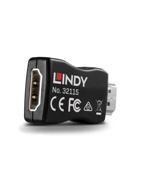 Lindy 32115 cambiador de género para cable HDMI Negro