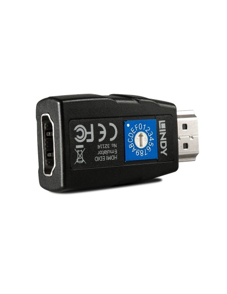 Lindy 32114 cambiador de género para cable HDMI Type A Negro