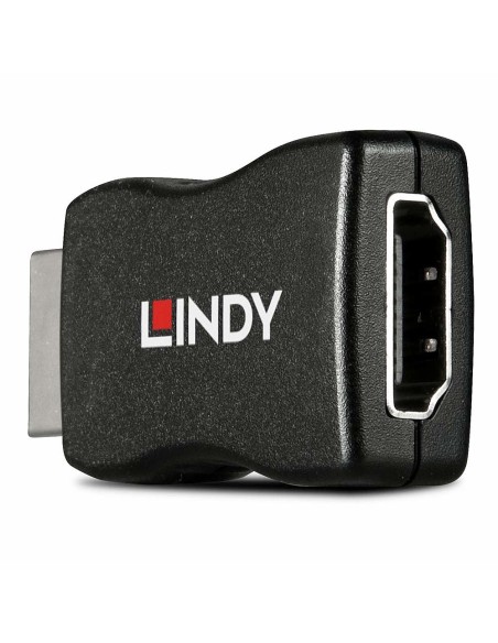 Lindy 32104 cambiador de género para cable HDMI-A Negro