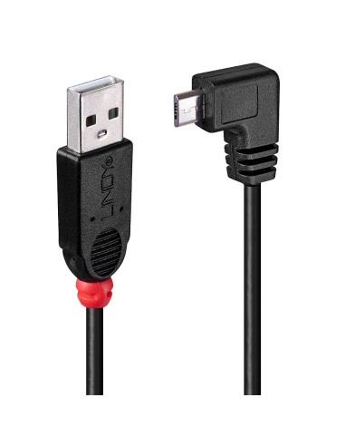 Lindy 31976 cable USB 1 m USB 2.0 USB A Micro-USB B Negro