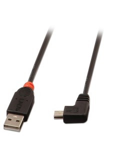 Lindy 31971 cable USB 1 m USB 2.0 USB A Mini-USB B Negro