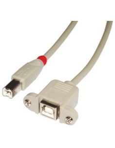 Lindy 31801 cable USB 1 m USB 2.0 USB B Gris