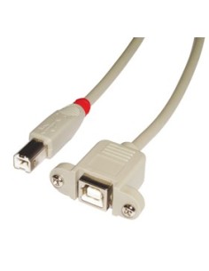 Lindy 31800 cable USB 0,5 m USB B Gris