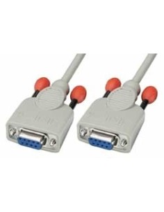 Lindy 3m Null modem cable cable de red Blanco