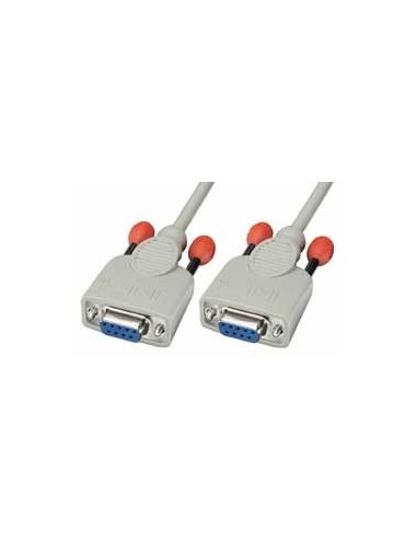 Lindy 3m Null modem cable cable de red Blanco
