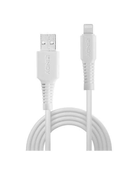 Lindy 31326 cable USB 1 m USB 2.0 USB A Blanco
