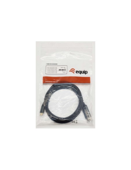 Equip 133416 adaptador de cable de vÍ­deo 2 m USB Tipo C HDMI tipo A (Estándar) Gris, Negro