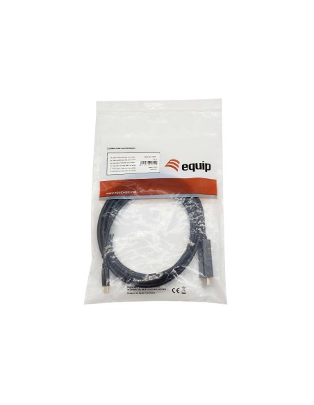 Equip 133413 adaptador de cable de vÍ­deo 3 m USB Tipo C HDMI tipo A (Estándar) Negro