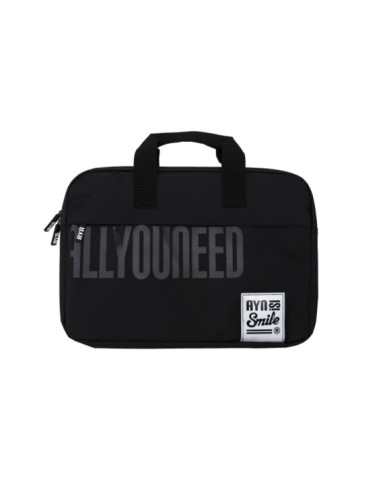 Smile Akira maletines para portátil 39,6 cm (15.6") MaletÍ­n Toploader Negro