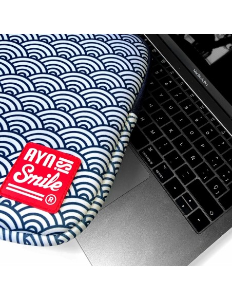 Funda Sleeve para Portátil de 13 y 14 pulgadas Smile Kimono de Neopreno estampado Japonés Seigaiha