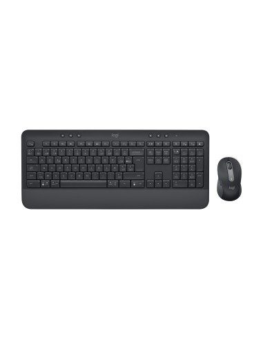 Logitech Signature MK650 Combo For Business teclado Ratón incluido RF Wireless + Bluetooth AZERTY Belga Grafito