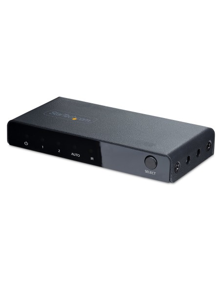 StarTech.com Switch Conmutador HDMI de 2 Puertos de 8K - Selector HDMI 2.1 UHD de 4K a 120Hz 8K 60Hz - HDR10+ - Adaptador de Ali