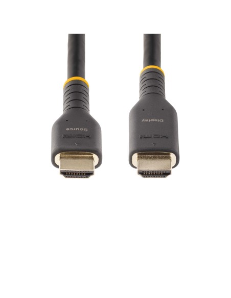 StarTech.com Cable de 10m HDMI Activo - HDMI 2.0 4K 60Hz UHD - Cable de Servicio Pesado - Resistente - con Fibra de Aramida - Ca