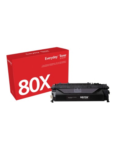 Everyday Tóner Negro compatible con HP 80X (CF280X), Rendimiento superior