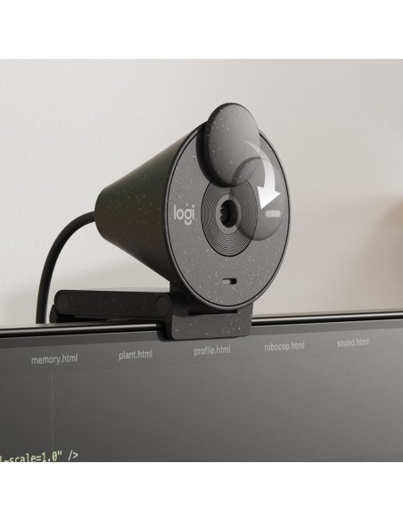 Logitech Brio 305 cámara web 2 MP 1920 x 1080 Pixeles USB-C Grafito