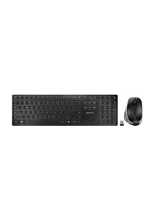 CHERRY DW 9500 SLIM teclado Ratón incluido RF Wireless + Bluetooth QWERTY Español Negro, Gris
