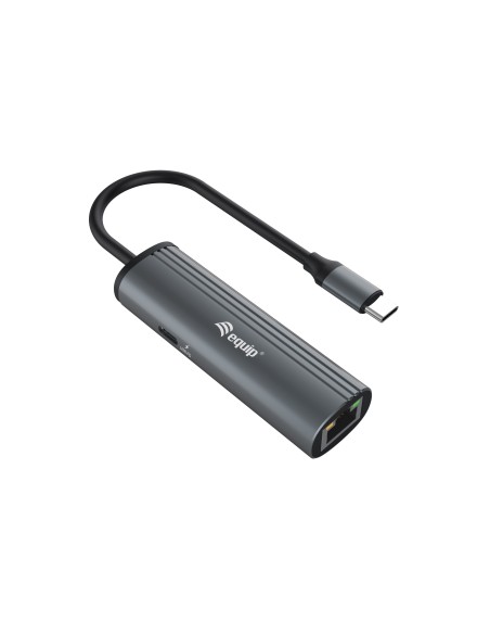 Equip 133486 hub de interfaz USB Tipo C 1000 Mbit s Negro, Gris