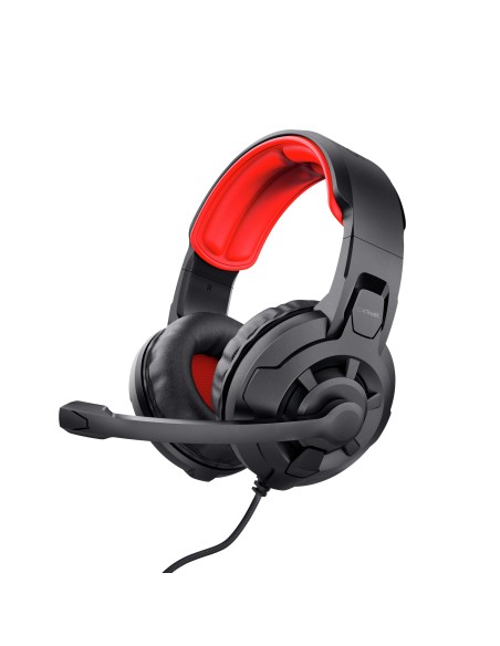 Trust 24761 auricular y casco Auriculares Alámbrico Diadema Juego Negro, Rojo