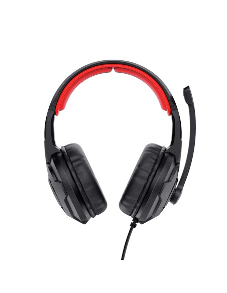 Trust 24761 auricular y casco Auriculares Alámbrico Diadema Juego Negro, Rojo