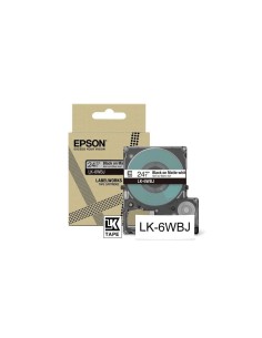 Epson LK-6WBJ Negro, Blanco